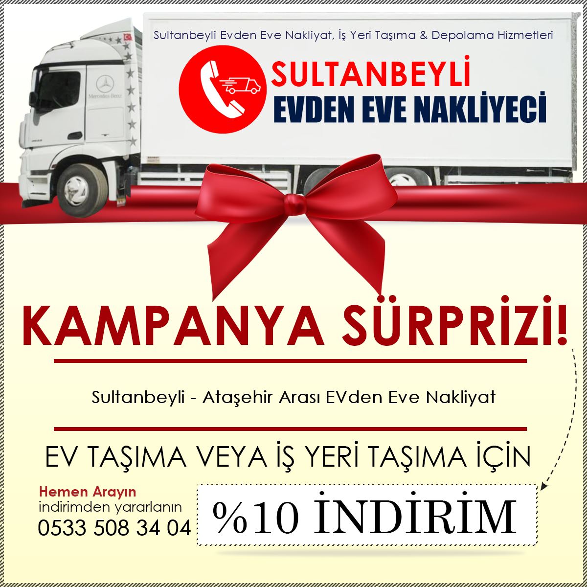 Sultanbeyli - Ataşehir Arası EVden Eve Nakliyat