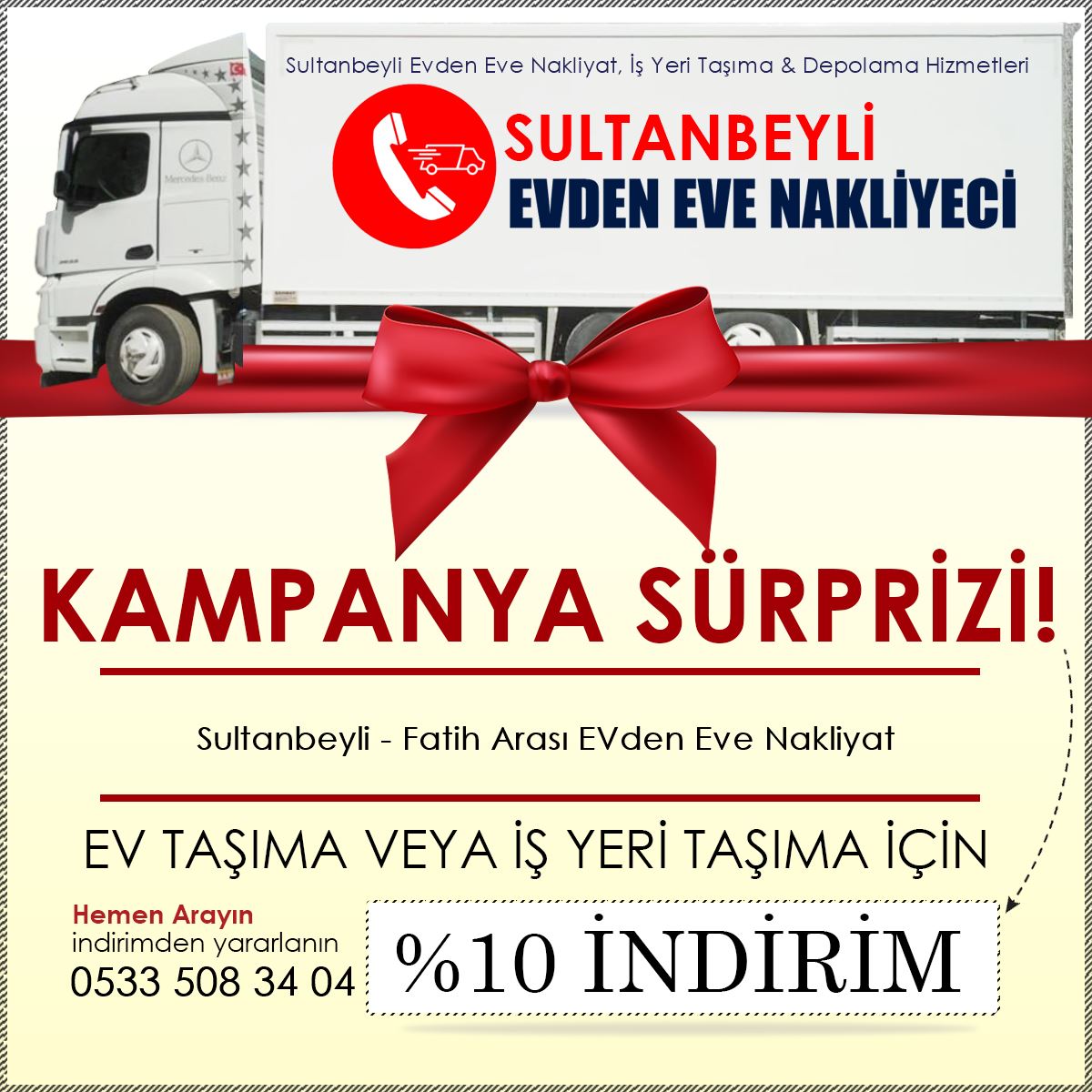 Sultanbeyli - Fatih Arası EVden Eve Nakliyat